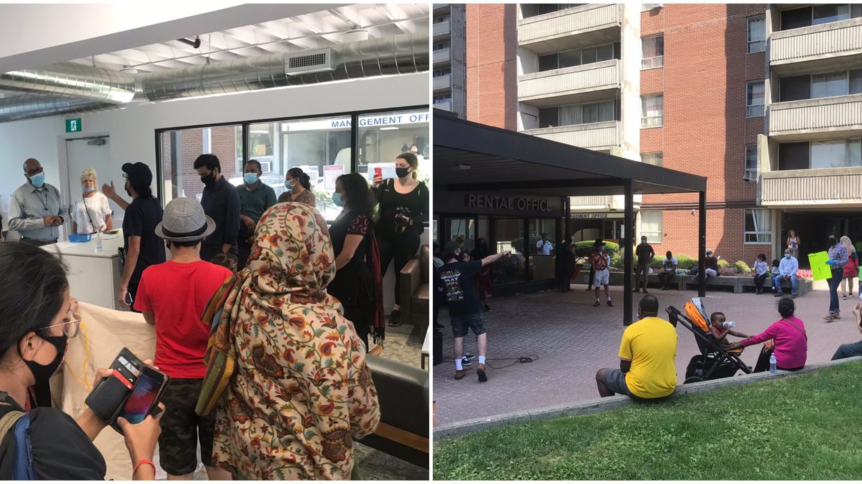 Toronto COVID-19 Evictions Pushed Tenants To Occupy Landlords' Offices On Thursday