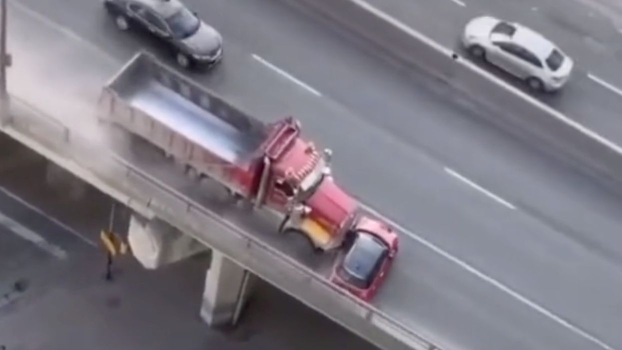 Toronto Dump Truck Driver Charged For Bullying A Mini Cooper (VIDEO)