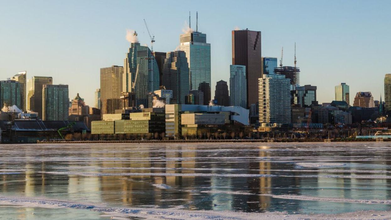 Toronto during a cold winter's day
