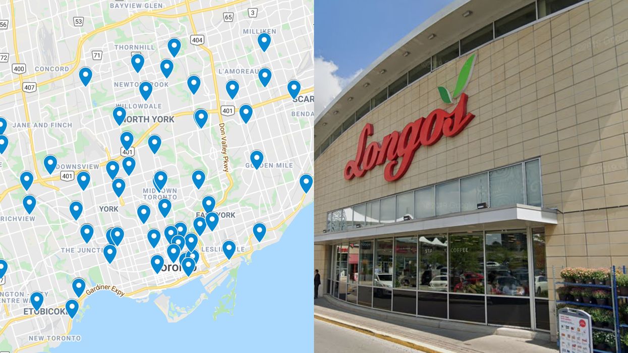 Toronto Grocery Stores With COVID-19: A Map Of Confirmed Cases