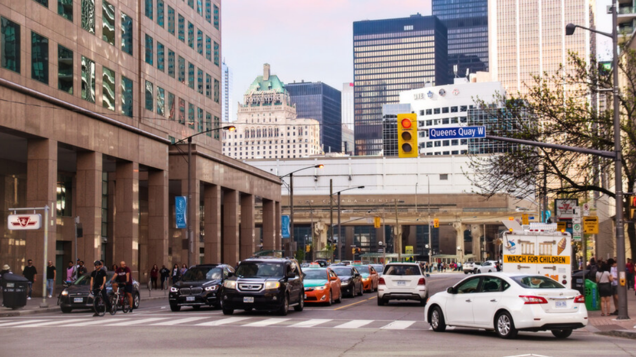 Toronto intersection.