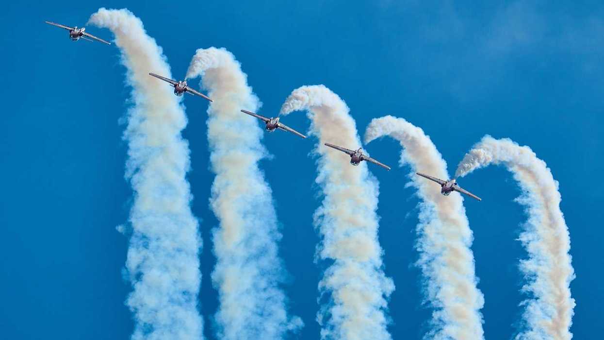 Toronto looks up for Snowbirds show