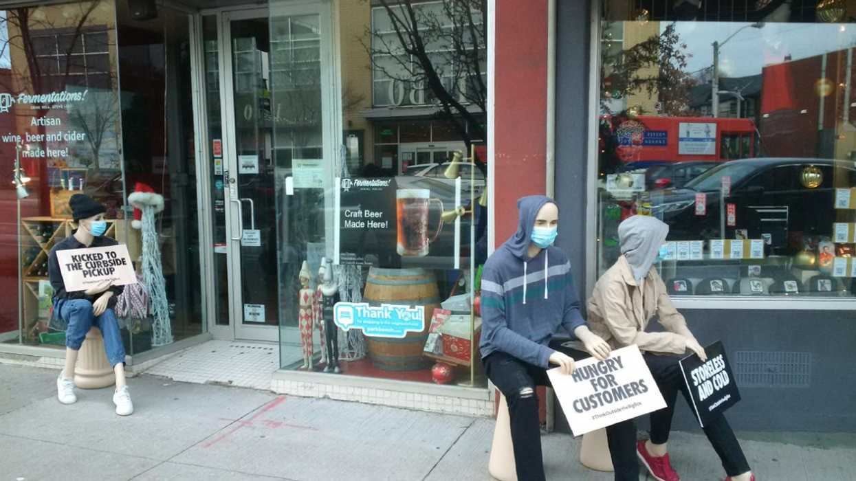 Toronto Mannequins Are Being Place On Sidewalks To Demand People Save Small Businesses