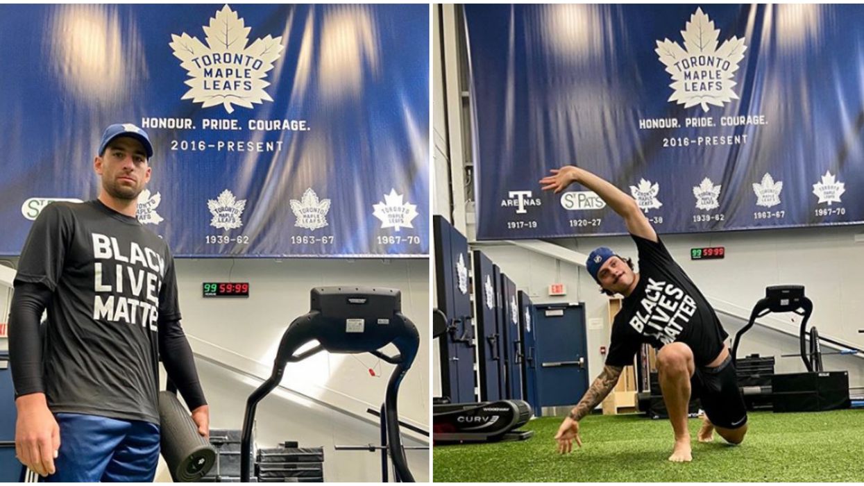 Toronto Maple Leafs Began Their Training Camp Wearing 'Black Lives Matter' Shirts