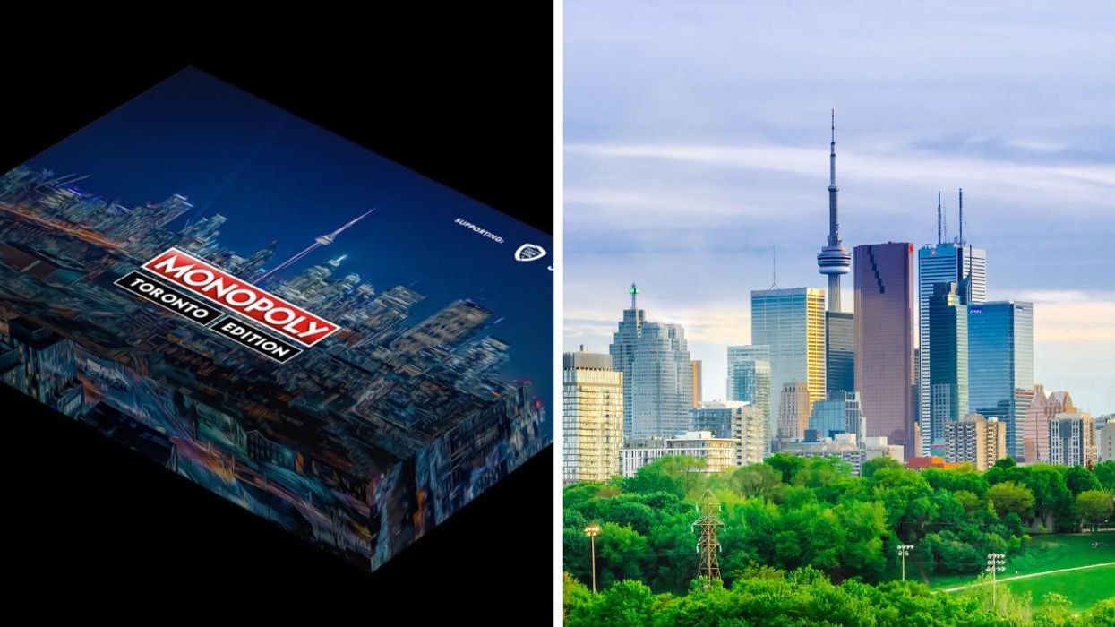 Toronto Monopoly. Right: City of Toronto.