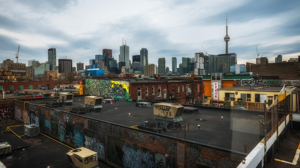 Toronto on a gloomy day.