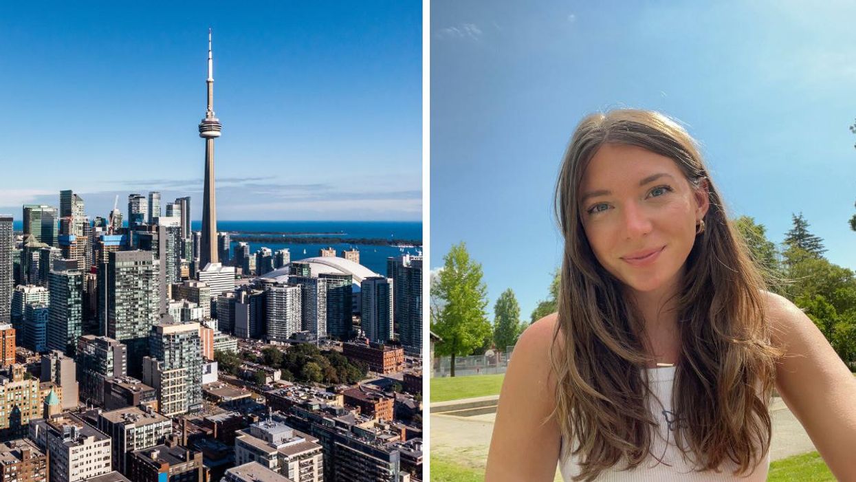 Toronto, Ontario. Right: Morgan Leet