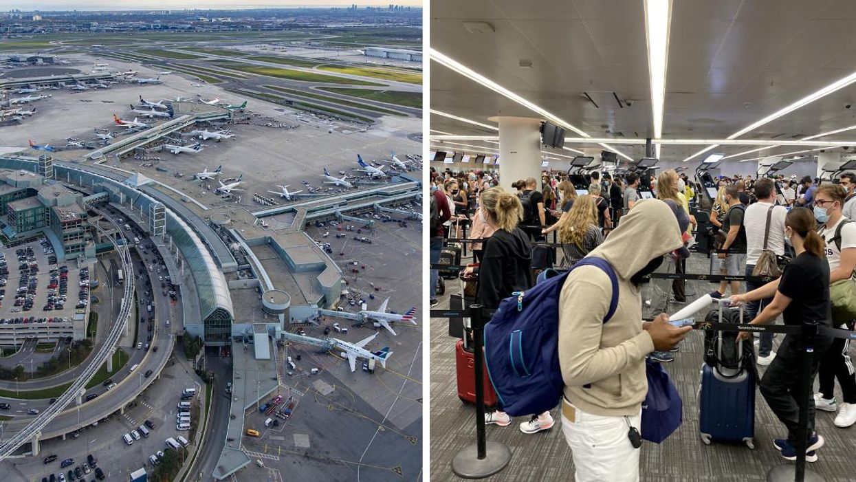 Toronto Pearson Airport Advises Arriving Early Due To Anti-Mask Protest