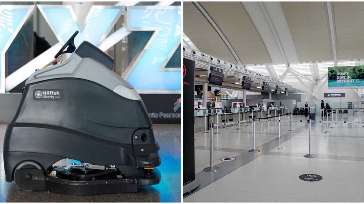 Toronto Pearson Airport New Disinfectant Walk-Thrus Will Spray You & Your Luggage With Cleaner