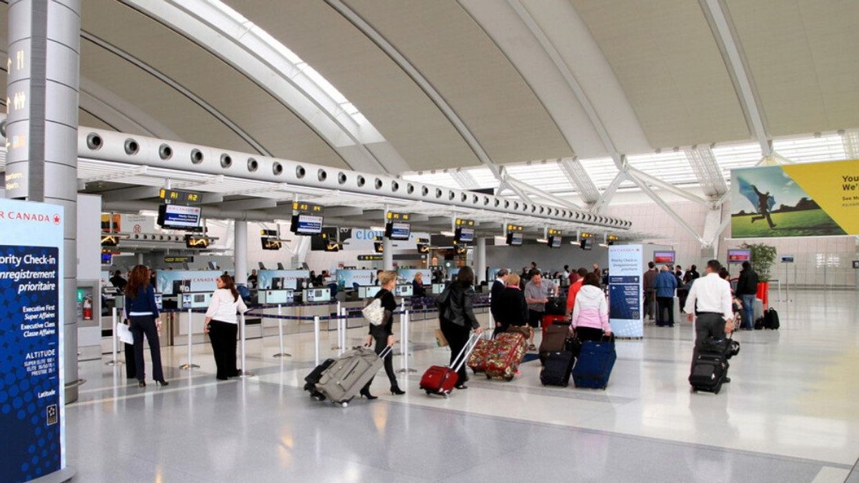 Toronto Pearson Airport.