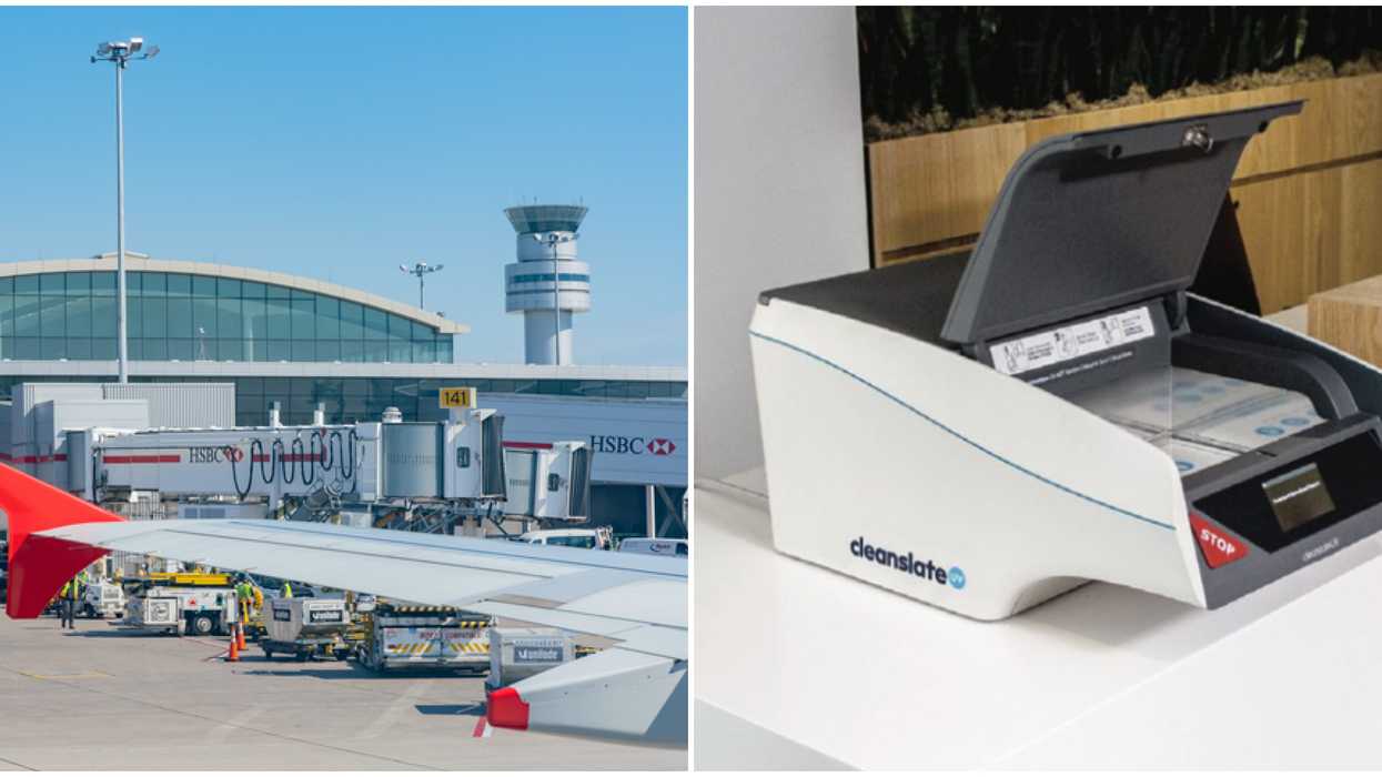 Toronto Pearson Sanitizer Machines