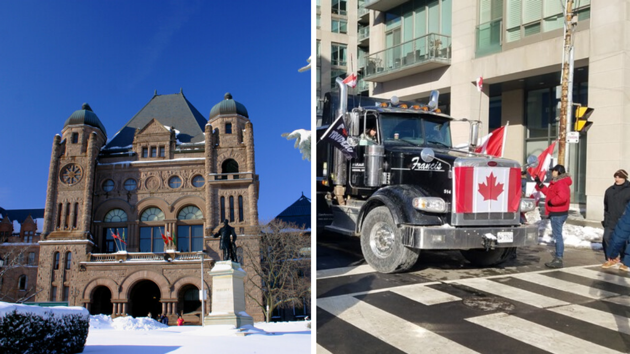 Toronto Police Are Closing Queen's Park Circle Ahead Of Another Possible Convoy Protest