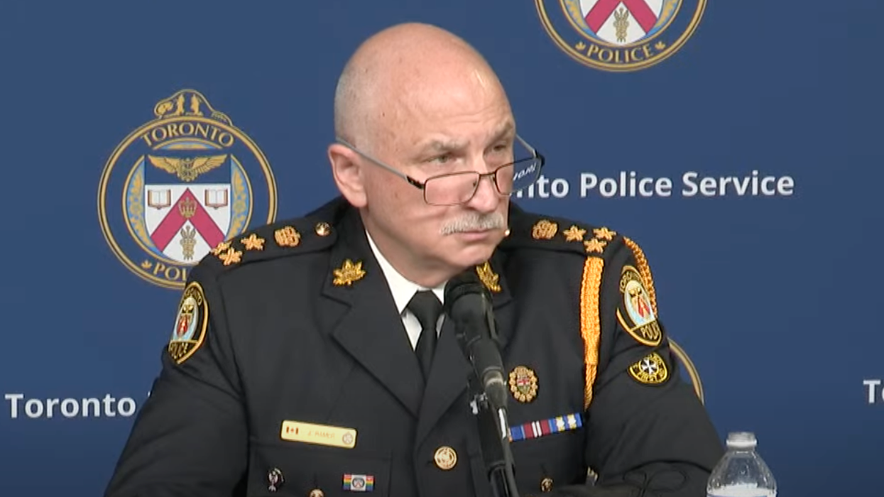 Toronto Police Chief James Ramer at the June 15 press conference.