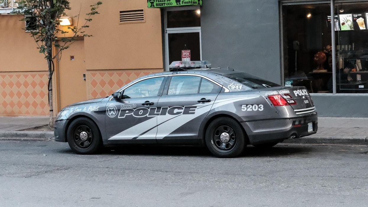 Toronto police cruiser.