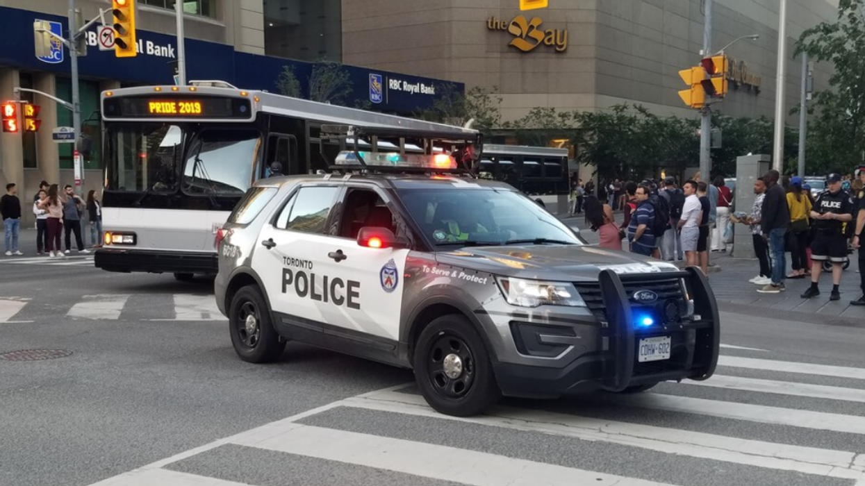 Toronto Police Service car.
