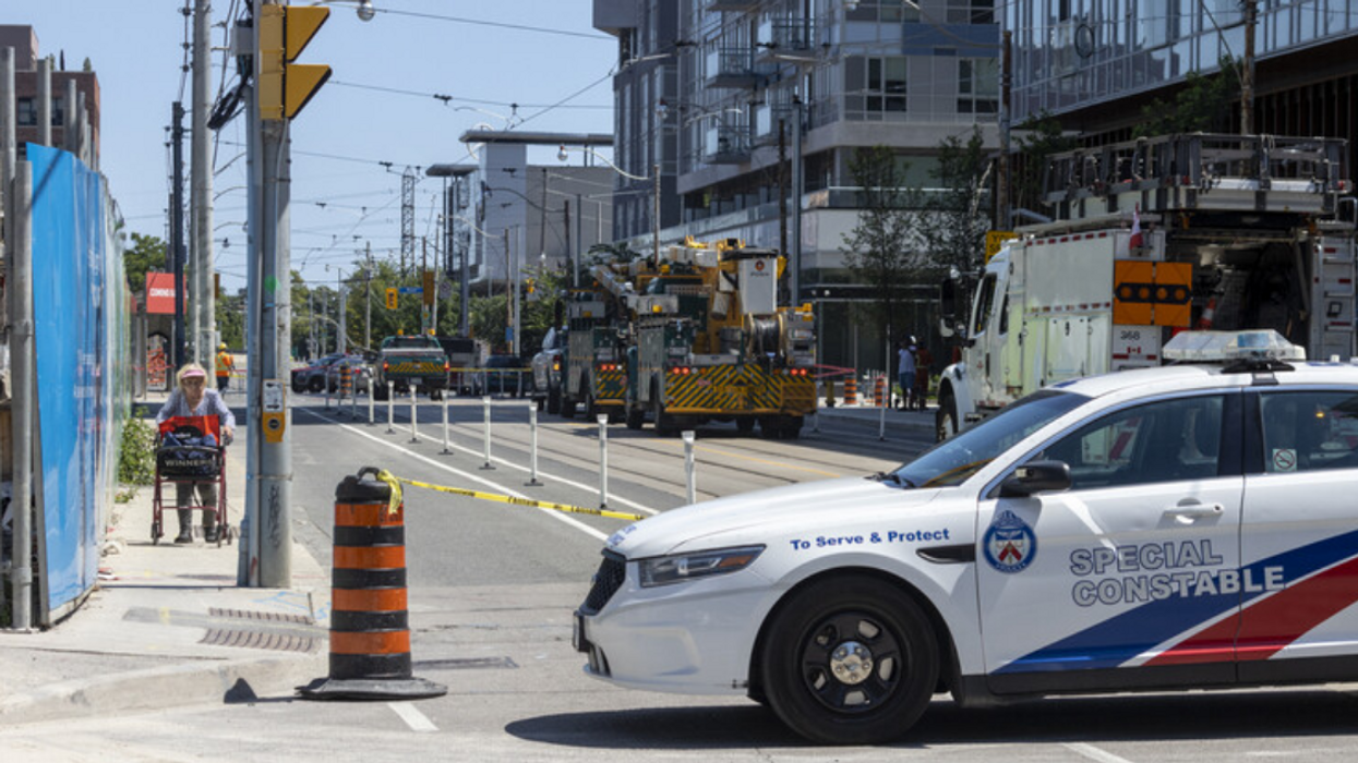 Toronto Police Service vehicle.
