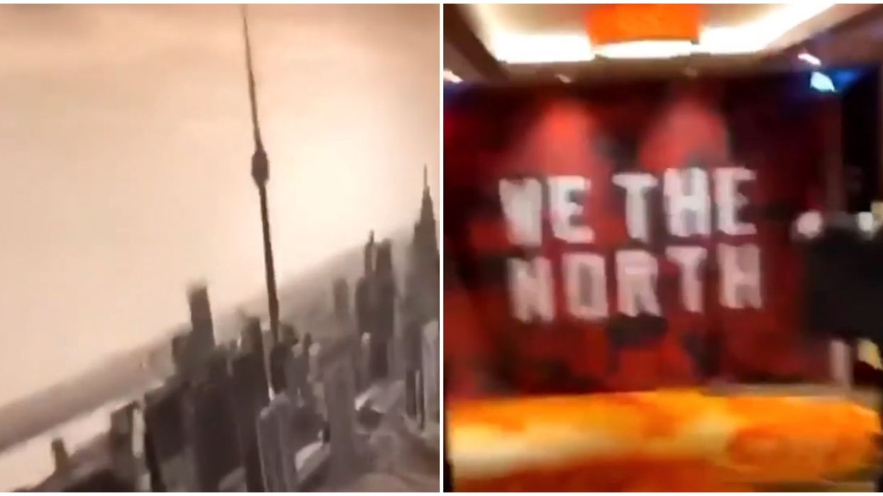 Toronto Raptors' Hotel Floor Has Been Turned Into A Huge Tribute To The 6ix