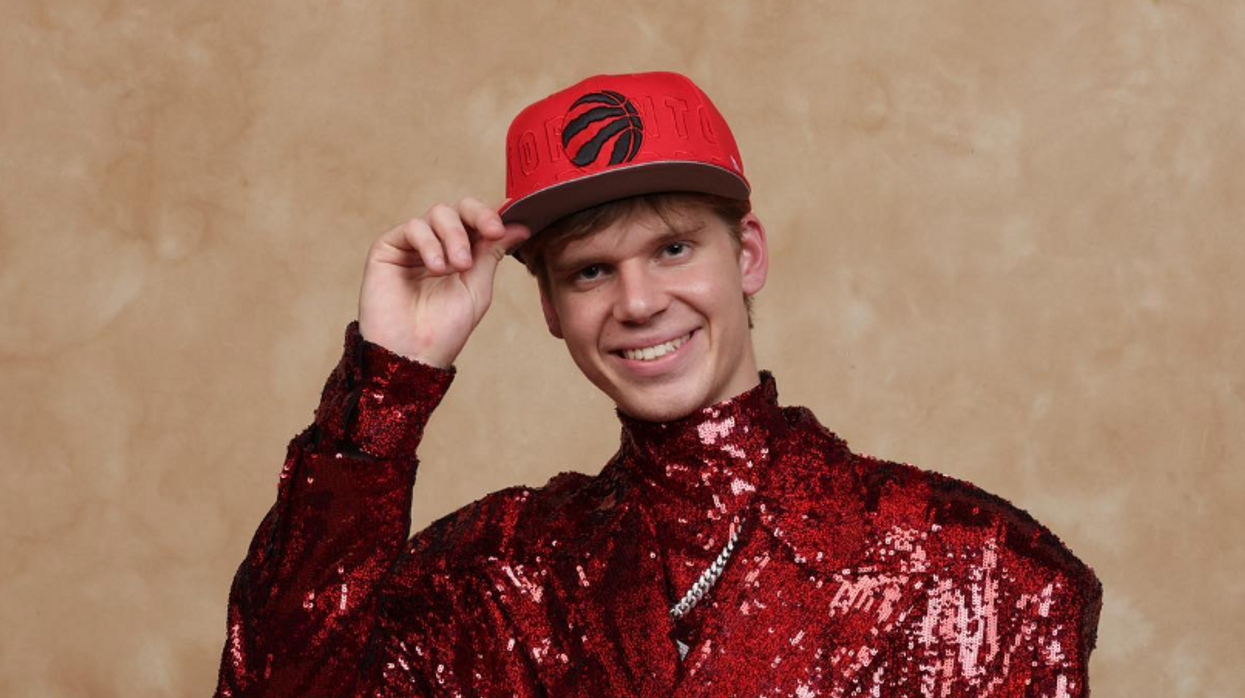 Toronto Raptors player Gradey Dick.