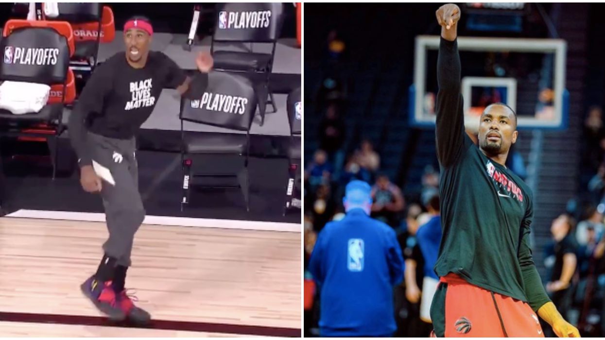 Toronto Raptors Playoff Game On Wednesday Saw Players Warm Up With A Dance-Off