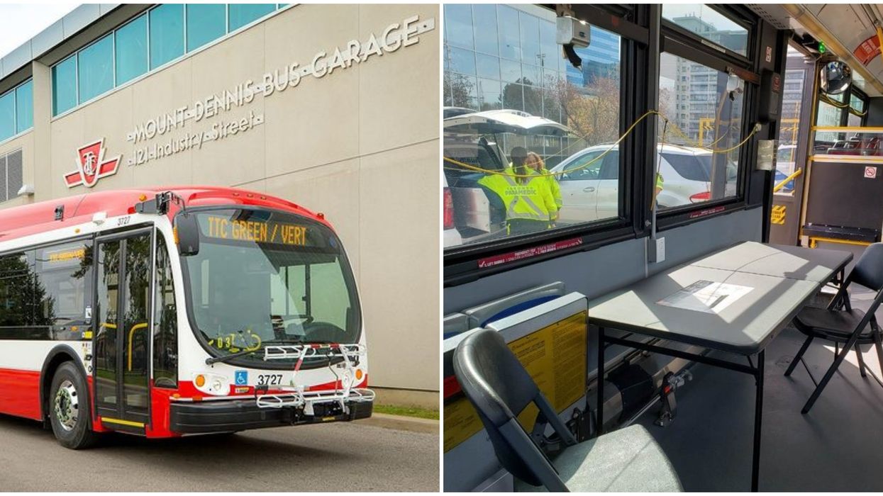 Toronto's COVID-19 Response Now Includes Turning TTC Buses Into Mobile Testing Clinics
