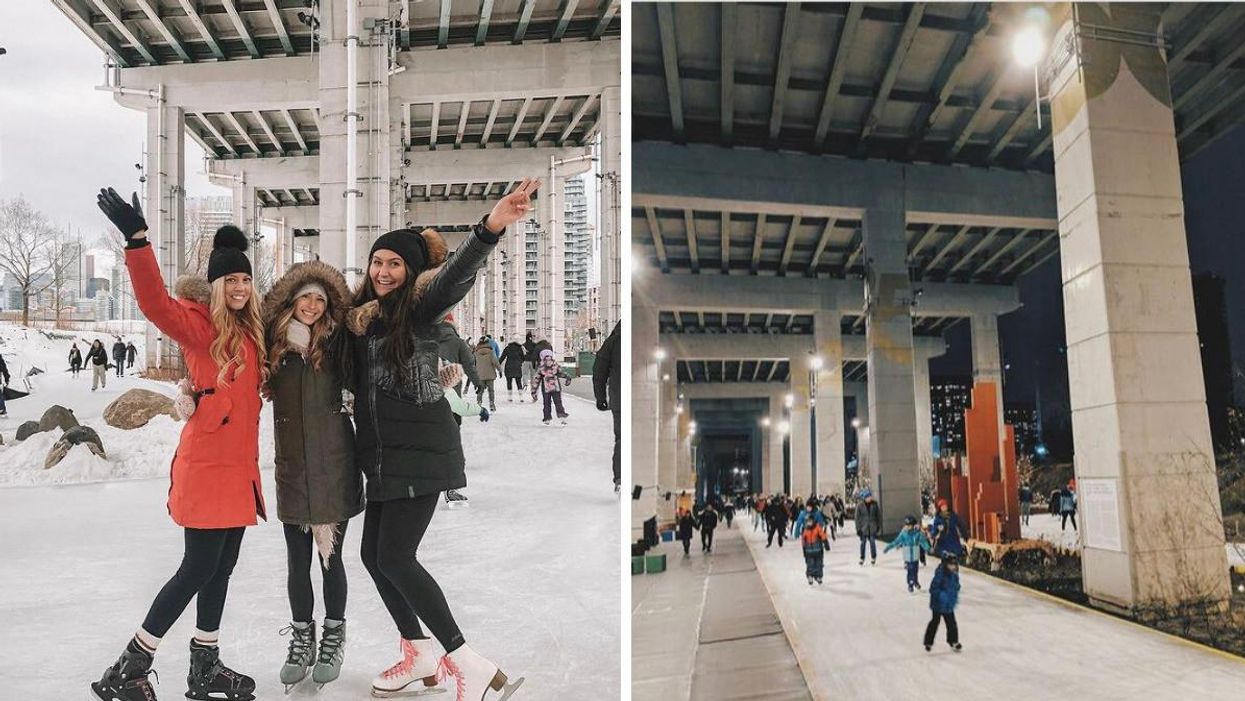 Toronto's Figure-Eight Skating Trail Is Returning & You Can Glide Through An Art Exhibit