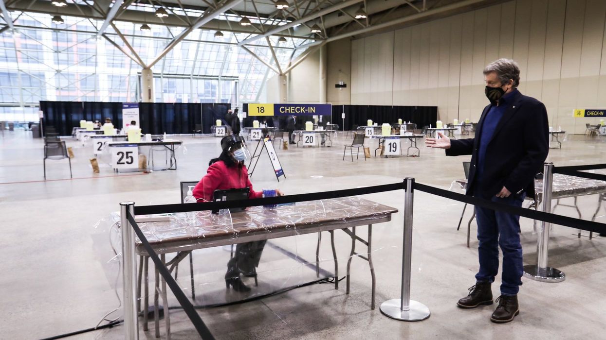 Toronto's First Mass Vaccination Clinic Is Temporarily Closed Because Of Vaccine Shortages