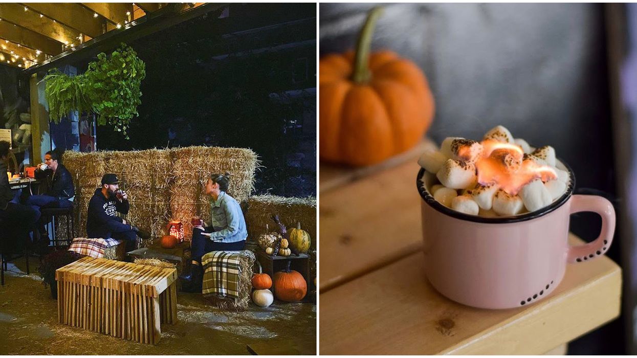 Toronto's Harvest Patio Has Boozy Marshmallow Hot Chocolate