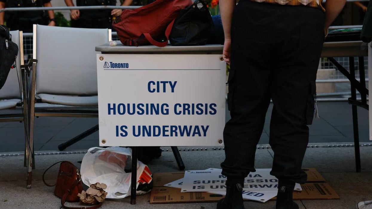 Toronto's Homeless Community & Encampment Supporters Protest Charges Laid By TPS
