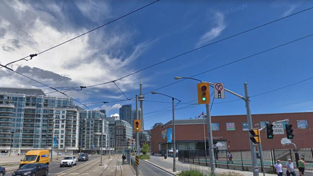 Toronto's lakeshore area.