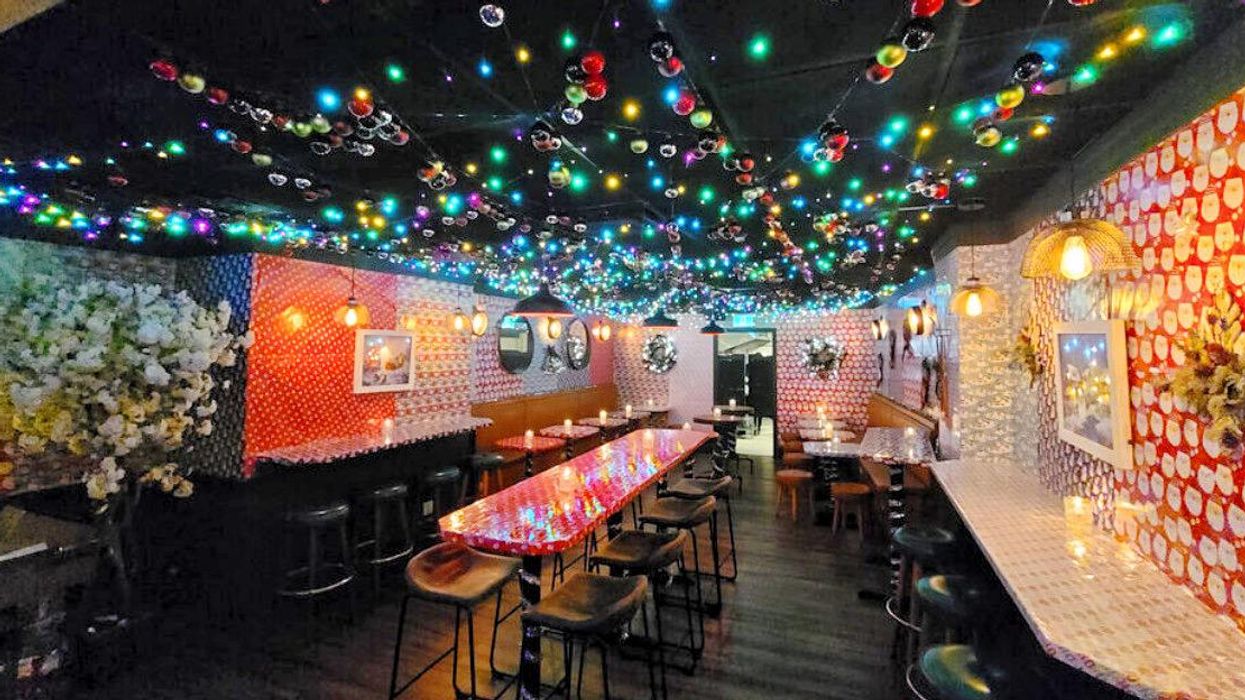 Toronto's New Christmas Bar Has Gift-Wrapped Tables & You Can Sip Naughty Or Nice Drinks