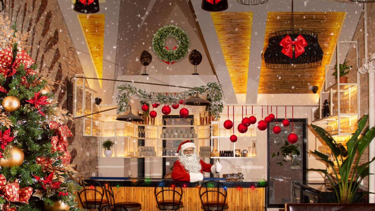 Toronto's New Christmas Bar Is Like A Mini Vacay With Bali Vibes & Tropical Mulled Wine
