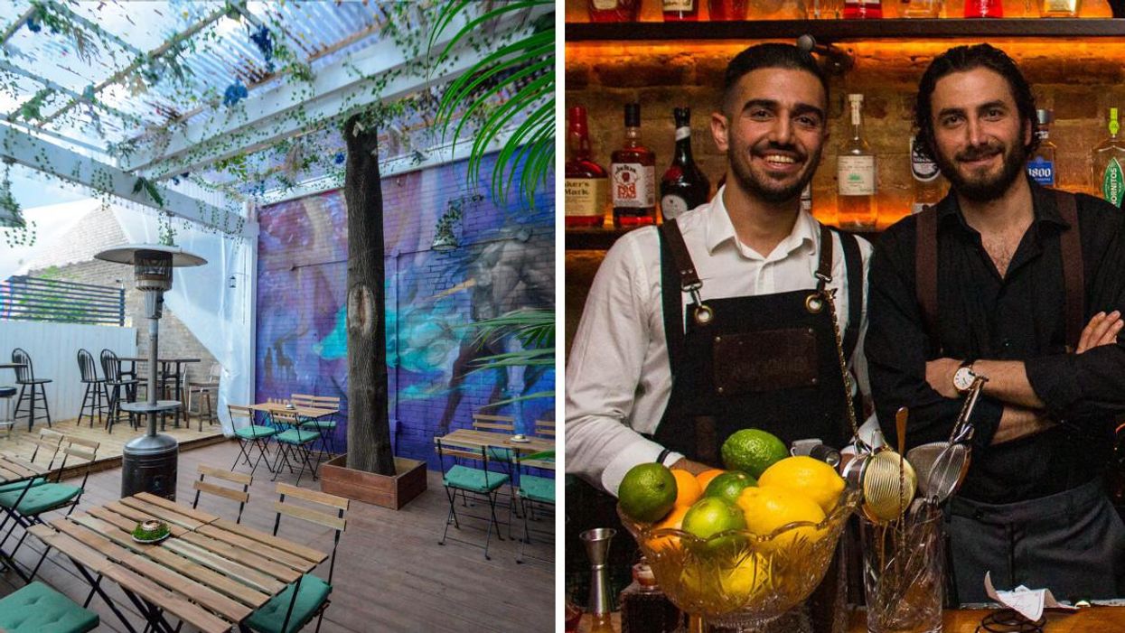Toronto's New Restaurant Has A Heated Patio Oasis & It's Like Dining In A Mythical Forest