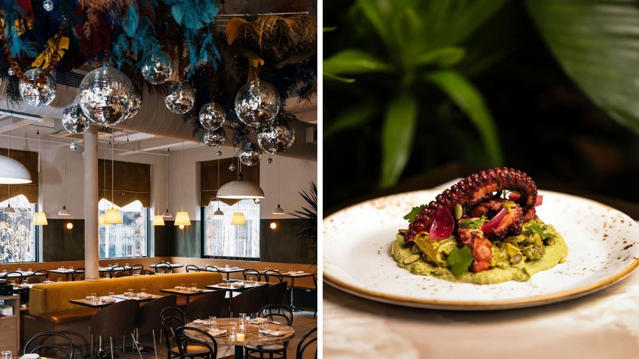 Toronto's New Resto Has A Glittering Disco Ceiling & A Nook Where You Can Listen To Records