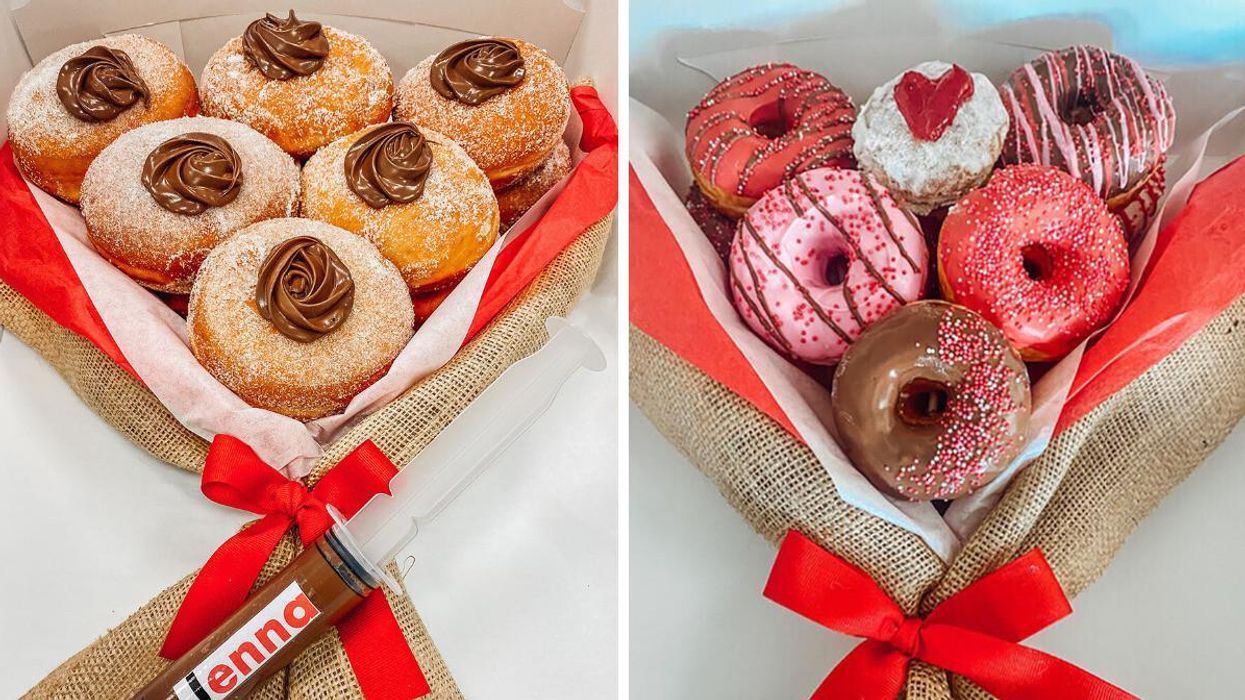 Toronto's Nutella-Stuffed Donut Bouquets Will Steal Your Hole Heart This Valentine's Day