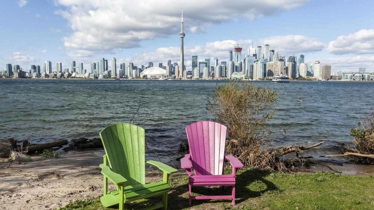 Toronto's skyline from the islands.