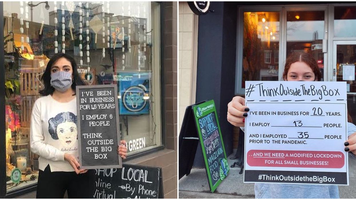 Toronto's Small Businesses Are Making Heartbreaking Appeals In Hopes Of Reopening (PHOTOS)