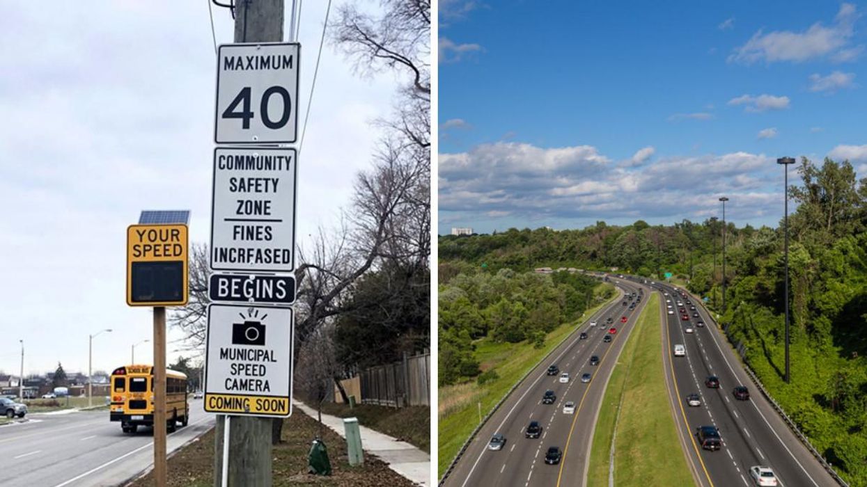 Toronto's Speed Cameras Will Be Popping Up In 50 New Spots Next Month & Here's Where