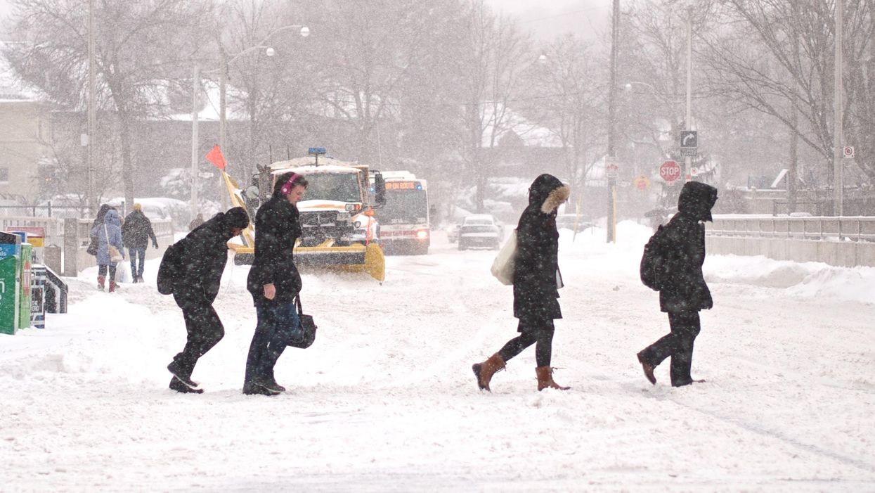 Toronto's Weather Forecast Is Calling For 3 Days of Snow This Week So Bundle Up