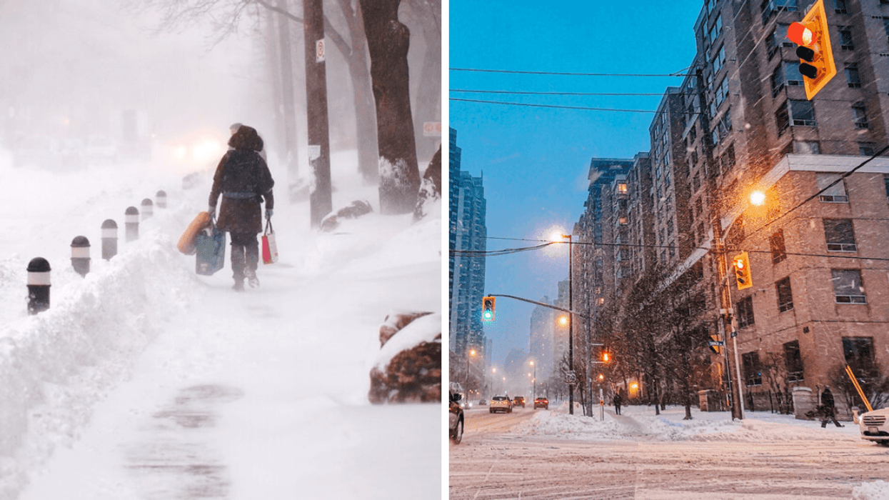 Toronto's Weather Will Be Blasted With Snow Next Week & You Could Get Buried In Over 20 cm