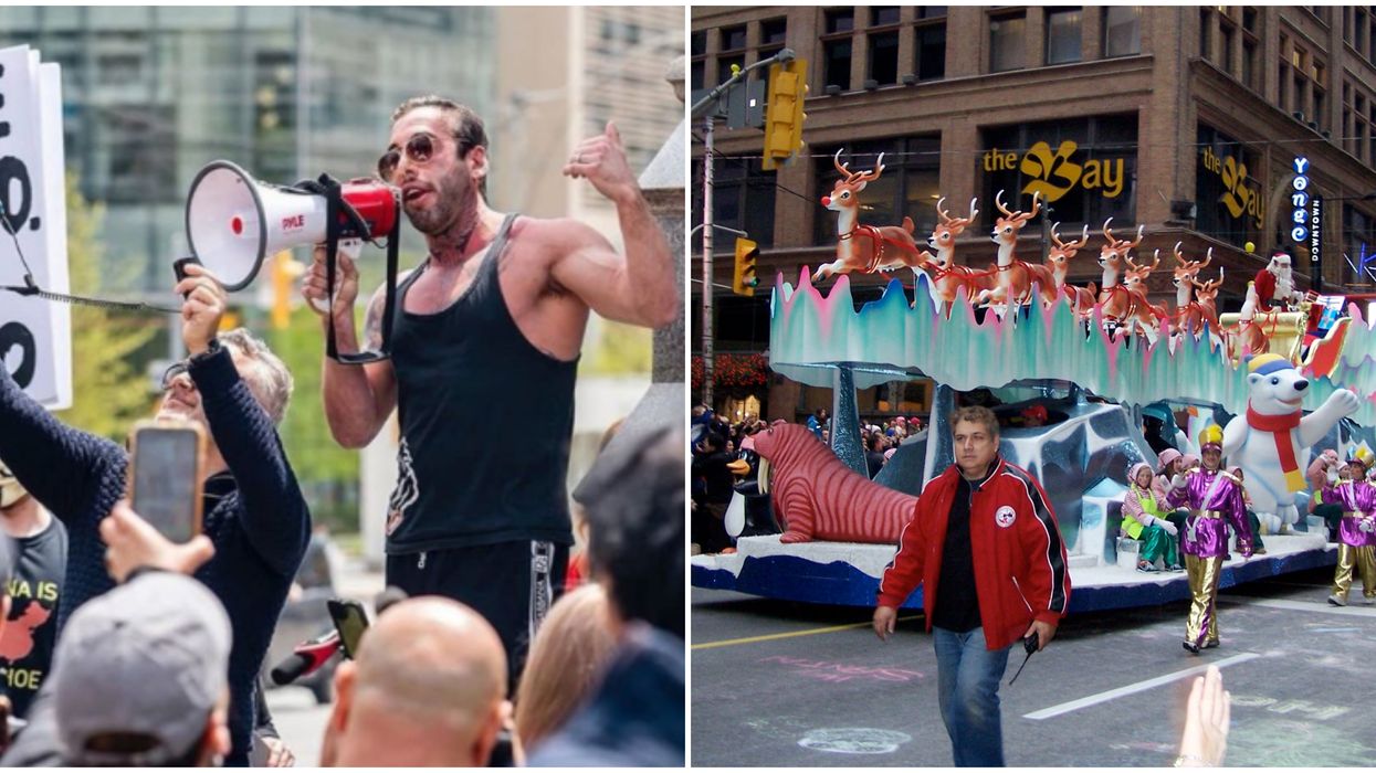 Toronto Santa Claus Parade Is Being Hosted By Anti-Masker Protestors