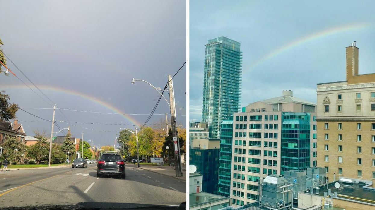 Toronto Skies Have Been Full Of Dreamy Rainbows & Double Rainbows For 3 Whole Days (PHOTOS)