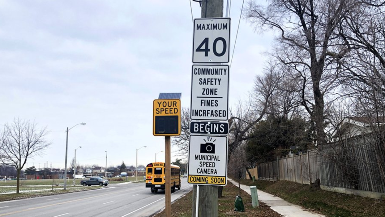 Toronto Speed Camera Issued Thousands Of Tickets In 1 Spot Because Drivers Won't Slow Down
