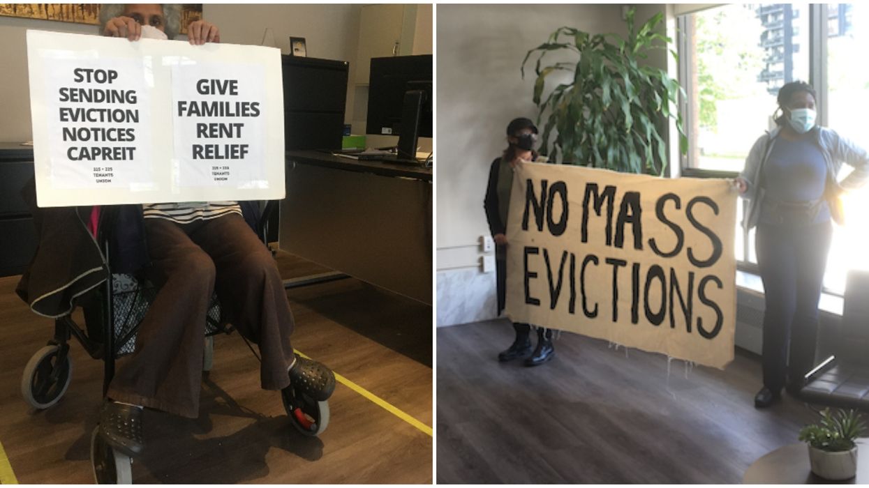 Toronto Tenants Are Protesting Their Landlord's Office Until All Evictions Are Called Off