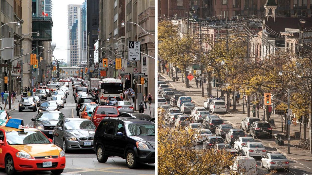 Toronto traffic.
