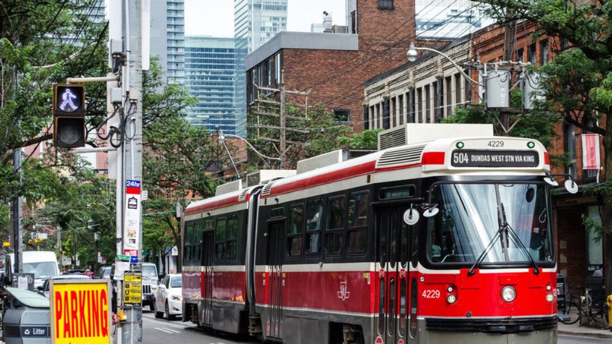 Toronto Transit Commission streetcar.