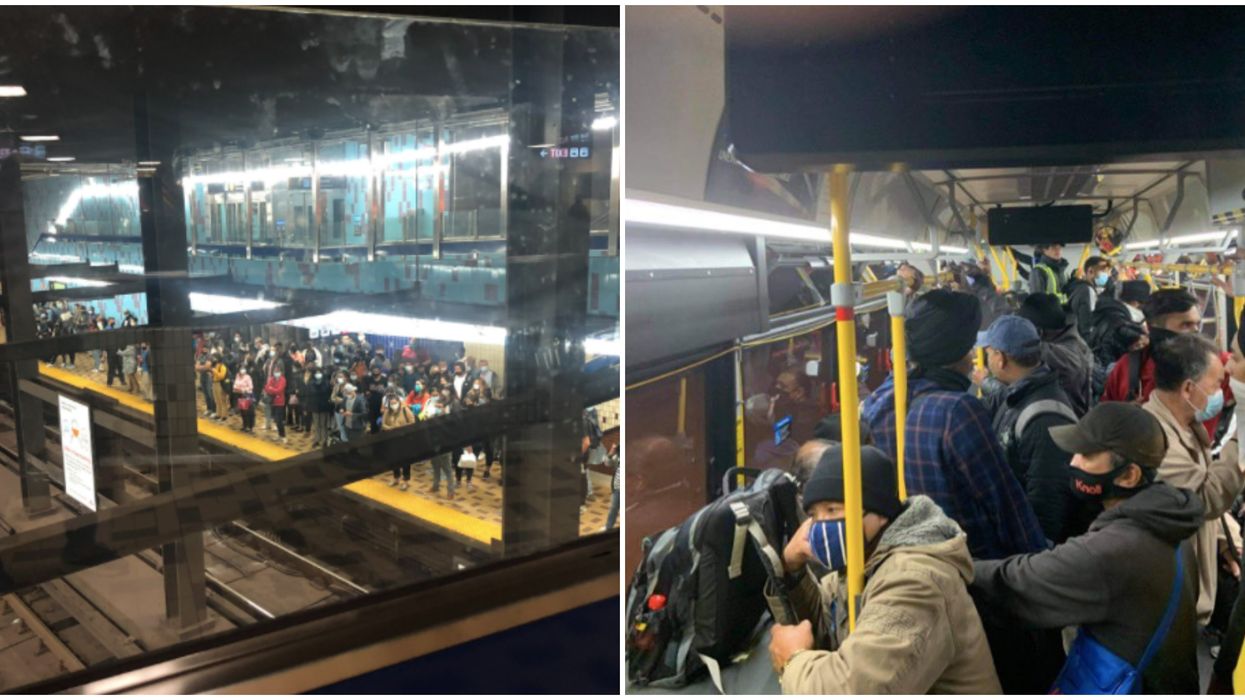 Toronto Transit Riders Are Begging The City To Resume Full Service Because Buses & Trains Are Too Packed