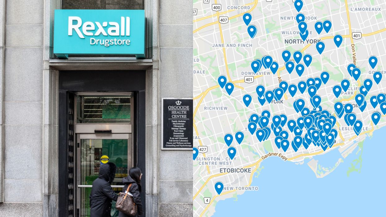 Toronto Vaccine Pharmacies: A Map Of All Pharmacies Administering The Vaccine