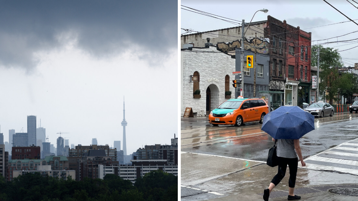 Toronto Weather Is Going To Be A Wet Mess Today & You Should Probably Throw On A Raincoat
