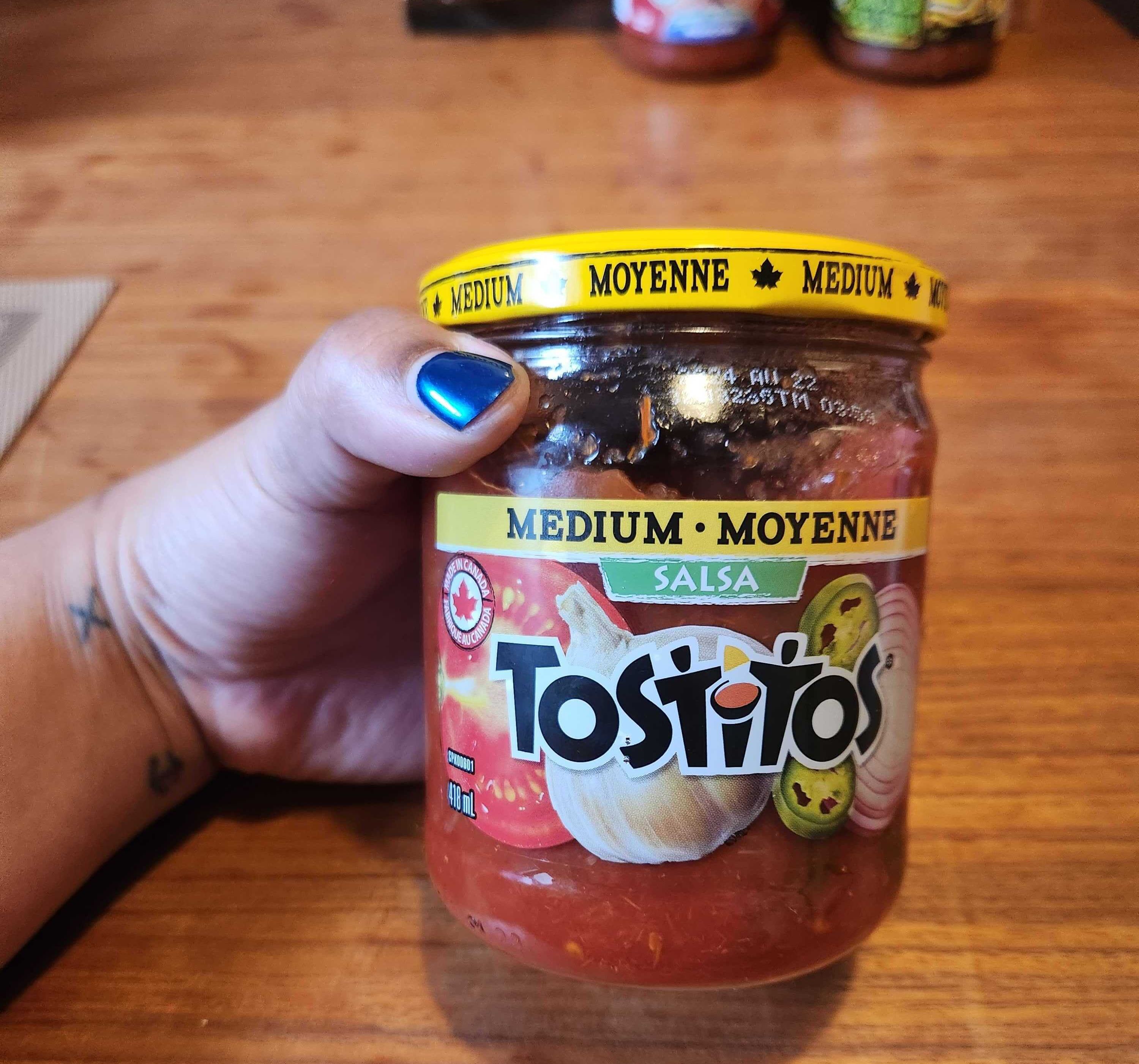 Tostitos Medium Salsa.