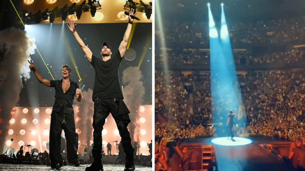 Toutes les photos du passage d'Enrique Iglesias et Ricky Martin à Montréal hier soir